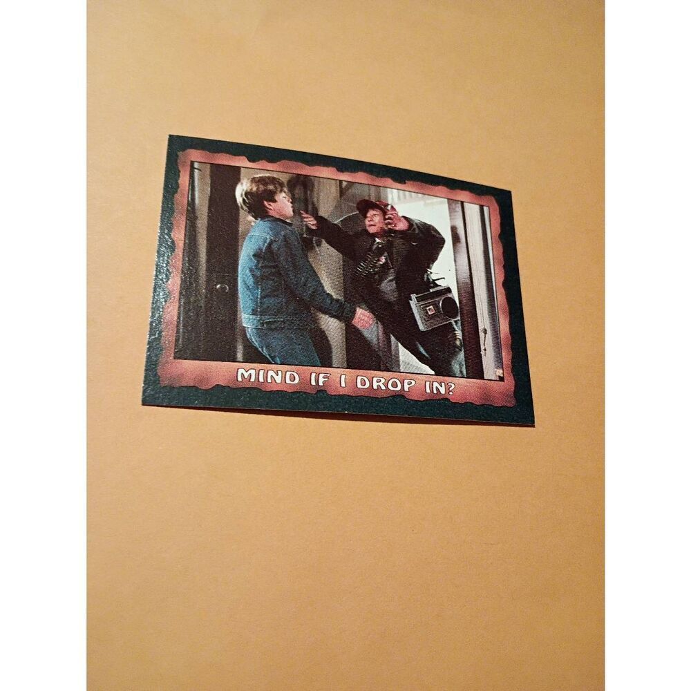 Vintage 1985 Warner Bros Topps Gum Goonies Trading Card #14 Mind if I Drop In